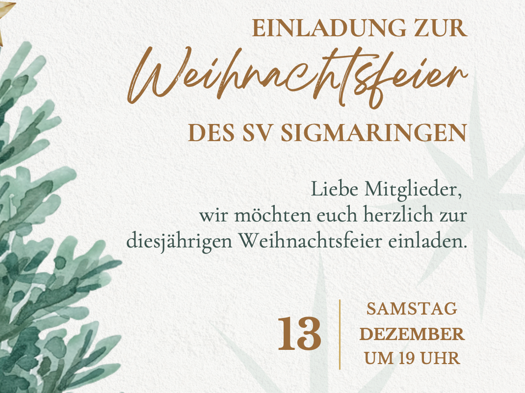 Weihnachtsfeier