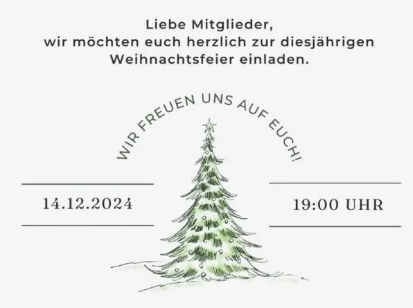 Weihnachtsfeier