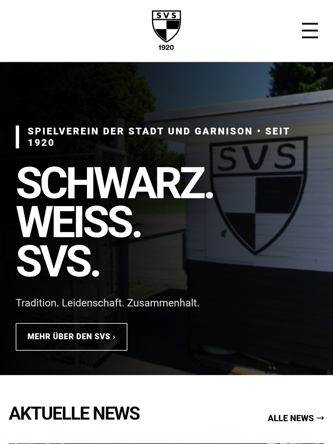 Neue Homepage und App für SV Sigmaringen